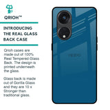 Cobalt Blue Glass Case for Oppo Reno8T 5G