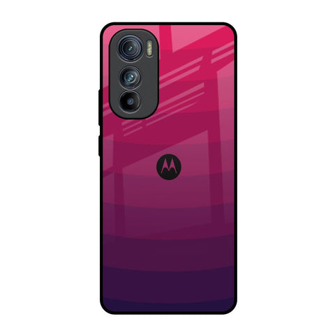 Wavy Pink Pattern Motorola Edge 30 Glass Back Cover Online