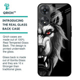 Wild Lion Glass Case for Oppo A58 5G