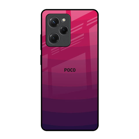 Wavy Pink Pattern Poco X5 Pro 5G Glass Back Cover Online