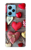 Valentine Hearts Poco X5 Pro 5G Back Cover