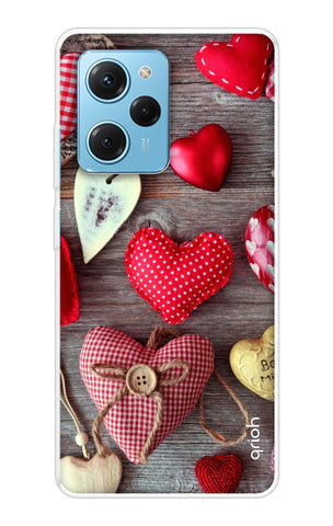 Valentine Hearts Poco X5 Pro 5G Back Cover