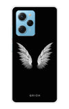 White Angel Wings Poco X5 Pro 5G Back Cover