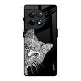 Kitten Mandala OnePlus 11R 5G Glass Back Cover Online