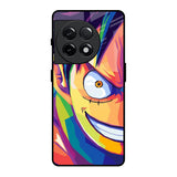 Monkey Wpap Pop Art OnePlus 11R 5G Glass Back Cover Online