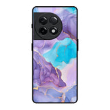 Alcohol ink Marble OnePlus 11R 5G Glass Back Cover Online