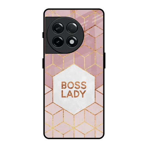 Boss Lady OnePlus 11R 5G Glass Back Cover Online