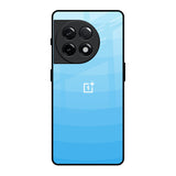 Wavy Blue Pattern OnePlus 11R 5G Glass Back Cover Online