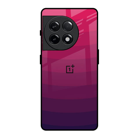 Wavy Pink Pattern OnePlus 11R 5G Glass Back Cover Online