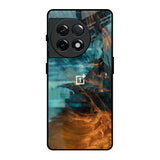 Golden Splash OnePlus 11R 5G Glass Back Cover Online