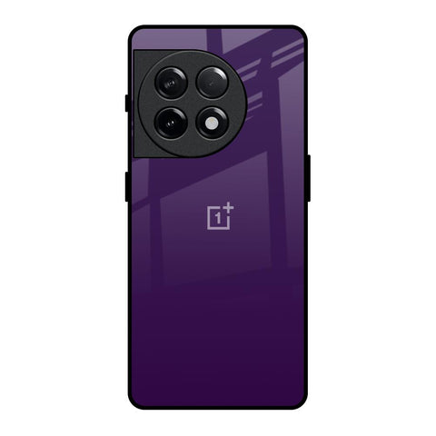 Dark Purple OnePlus 11R 5G Glass Back Cover Online