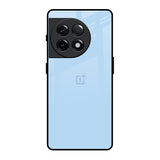 Pastel Sky Blue OnePlus 11R 5G Glass Back Cover Online