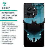 Cyan Bat Glass Case for OnePlus 11R 5G