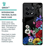 Rose Flower Bunch Art Glass Case for OnePlus 11R 5G