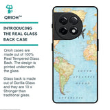 Travel Map Glass Case for OnePlus 11R 5G