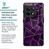 Geometric Purple Glass Case For OnePlus 11R 5G