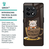 Tea With Kitty Glass Case For OnePlus 11R 5G