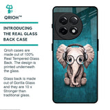 Adorable Baby Elephant Glass Case For OnePlus 11R 5G