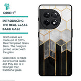 Tricolor Pattern Glass Case for OnePlus 11R 5G