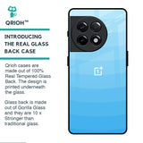 Wavy Blue Pattern Glass Case for OnePlus 11R 5G