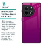 Magenta Gradient Glass Case For OnePlus 11R 5G