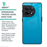 Blue Aqua Glass Case for OnePlus 11R 5G