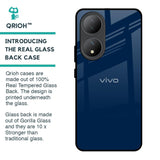 Royal Navy Glass Case for Vivo Y100 5G