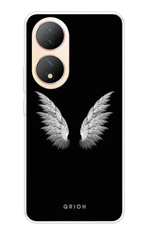 White Angel Wings Vivo Y100 5G Back Cover