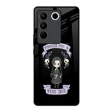 Touch Me & You Die Vivo V27 5G Glass Back Cover Online