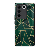 Abstract Green Vivo V27 5G Glass Back Cover Online