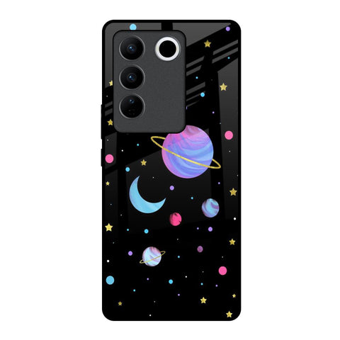 Planet Play Vivo V27 5G Glass Back Cover Online