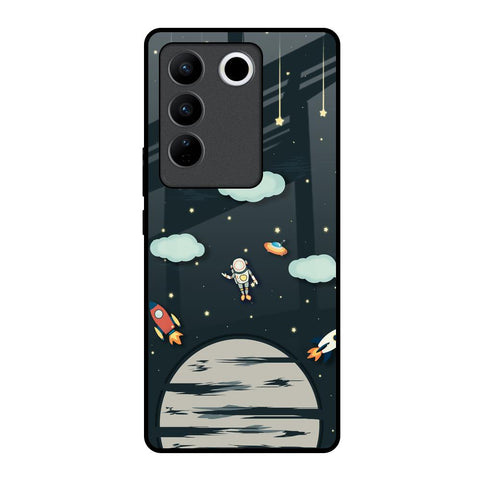 Astronaut Dream Vivo V27 5G Glass Back Cover Online