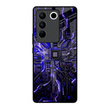 Techno Color Pattern Vivo V27 5G Glass Back Cover Online