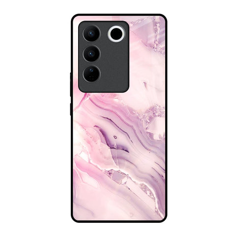 Diamond Pink Gradient Vivo V27 5G Glass Back Cover Online