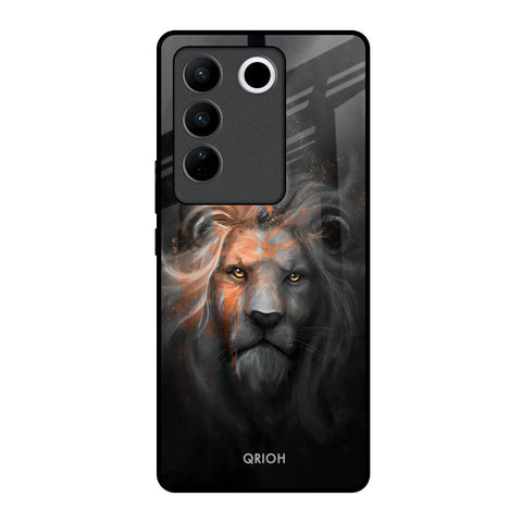 Devil Lion Vivo V27 5G Glass Back Cover Online