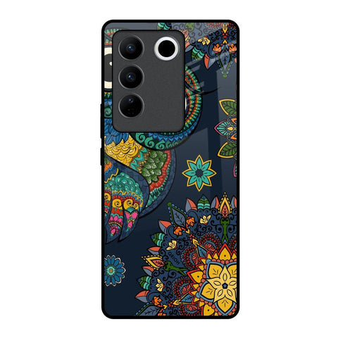 Owl Art Vivo V27 5G Glass Back Cover Online