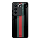 Vertical Stripes Vivo V27 5G Glass Back Cover Online