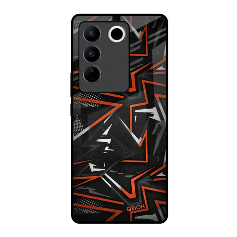 Vector Art Vivo V27 5G Glass Back Cover Online