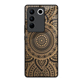 Luxury Mandala Vivo V27 5G Glass Back Cover Online