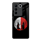 Anime Red Moon Vivo V27 5G Glass Back Cover Online