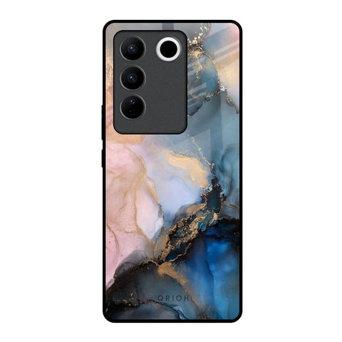 Marble Ink Abstract Vivo V27 5G Glass Back Cover Online