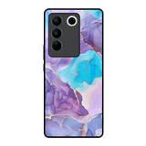 Alcohol ink Marble Vivo V27 5G Glass Back Cover Online