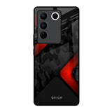 Modern Camo Abstract Vivo V27 5G Glass Back Cover Online