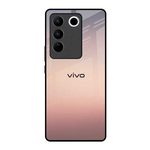 Golden Mauve Vivo V27 5G Glass Back Cover Online