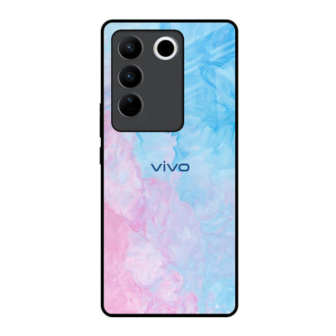 Mixed Watercolor Vivo V27 5G Glass Back Cover Online