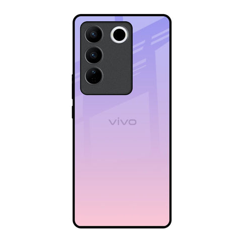 Lavender Gradient Vivo V27 5G Glass Back Cover Online