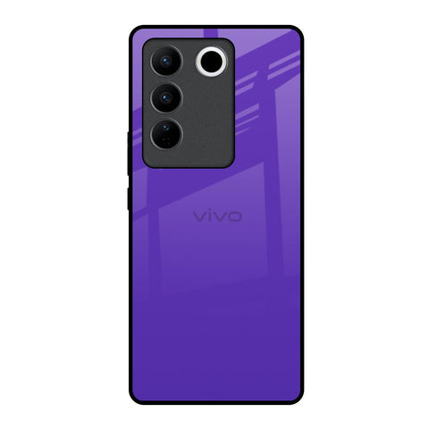 Amethyst Purple Vivo V27 5G Glass Back Cover Online