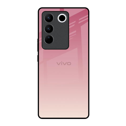 Blooming Pink Vivo V27 5G Glass Back Cover Online