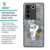 Cute Baby Bunny Glass Case for Vivo V27 5G