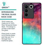 Colorful Aura Glass Case for Vivo V27 5G